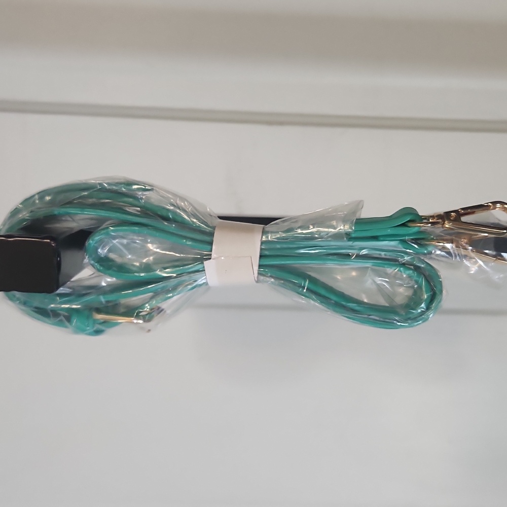 Badgley Mischka Elegant Turquoise Handbag - Picture 7 of 8